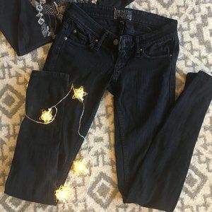 Super skinny low rise jeans